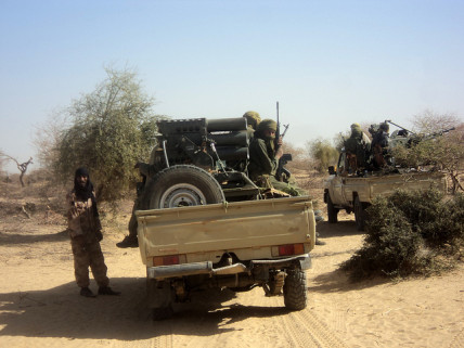 Touareg militants near Timbuktu, Mali