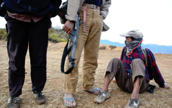PLA fighters during the Nepalese Civil War
