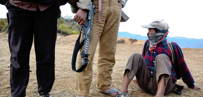 PLA fighters during the Nepalese Civil War