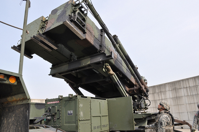US Patriot missile battery