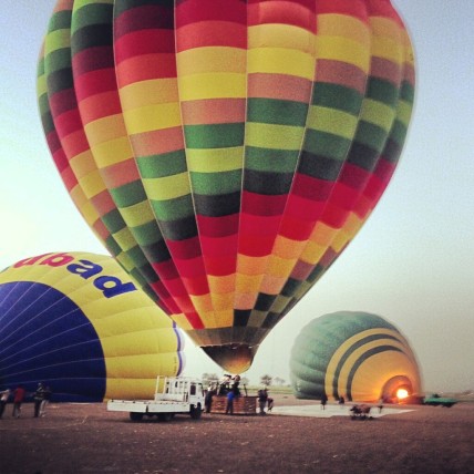 Balloon crash near Luxor, Egypt