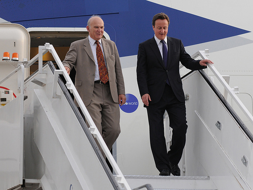 David Cameron and Vince Cable