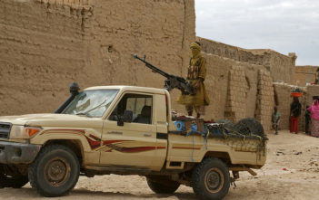 Islamist fighters near Timbuktu