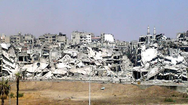 The ongoing civil war has caused much destruction across Syria