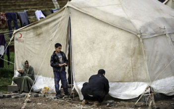 Syrian refugees at Reyhanli Refugee Camp