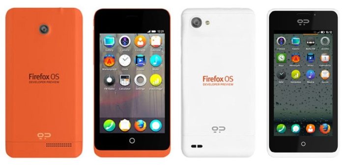 Geeksphone Keon and Peak smartphones running Firefox OS