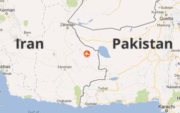 Iranian earthquake location