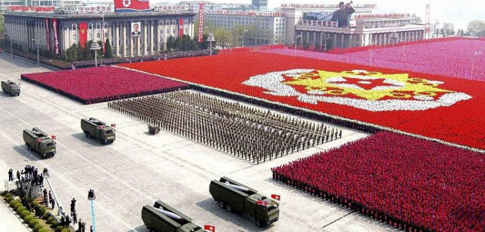North Korean military parade
