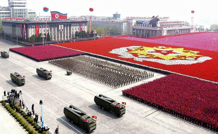 North Korean military parade