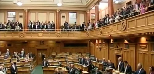 Gay Marriage Bill passes in new Zealand and people break out in song
