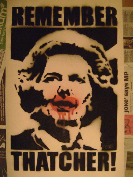 Remember Thatcher! graffiti