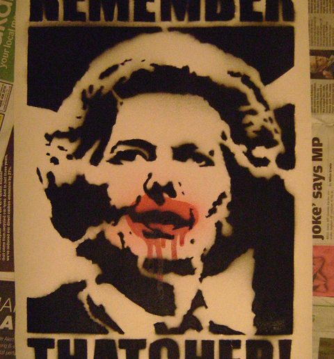 Remember Thatcher! graffiti