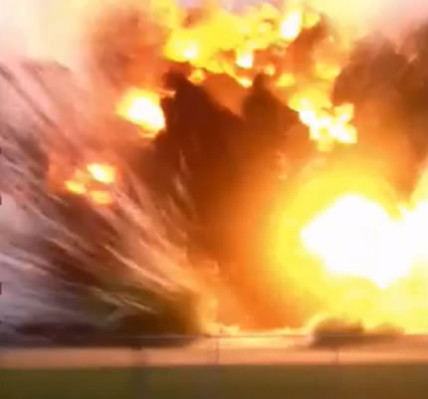 Explosion at the West Fertilizer plant in Texas, US