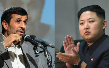 Mahmoud Ahmadinejad and Kim Jong Un