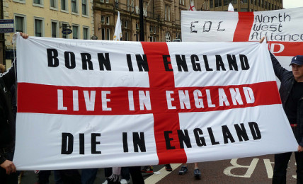 EDL banner from a 2010 rally
