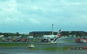 Heathrow closes both runways whilst a BA plane is safely evacuated