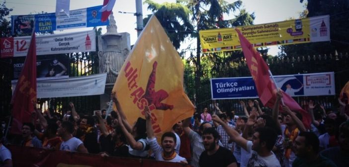 #OccupyGezi protestesters in Taksim Square, Istanbul, Turkey