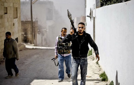 FSA fighter in Syria