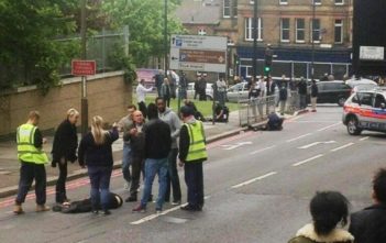 Aftermath of the attack in Woolwich, south-east London