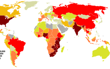 Estimated number of people in the world living with HIV/AIDS in 2008