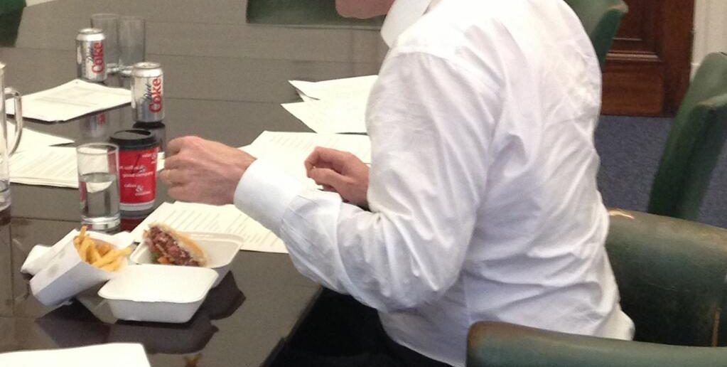 George Osborne putting the final touches to the Spending Review