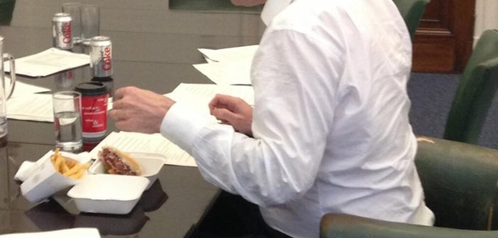 George Osborne putting the final touches to the Spending Review