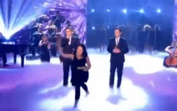 Simon Cowell pelted by eggs during Britain's Got Talent