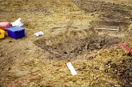 Archaeology dig site