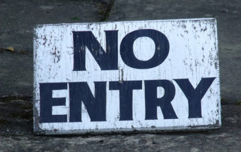 No entry