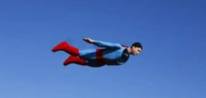 Superman flying robot