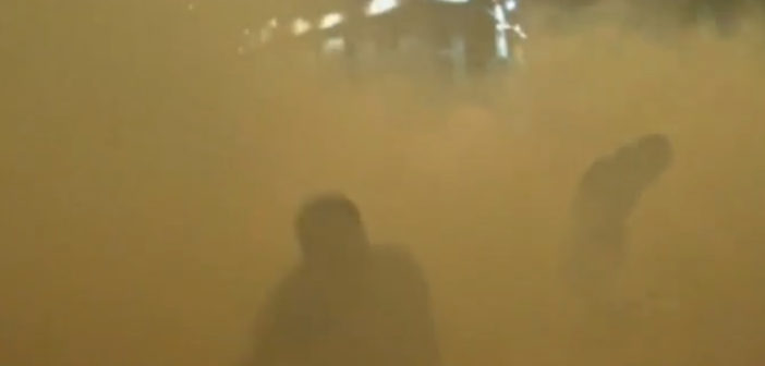 Tear gas used against pro-Morsi protesters in Cairo