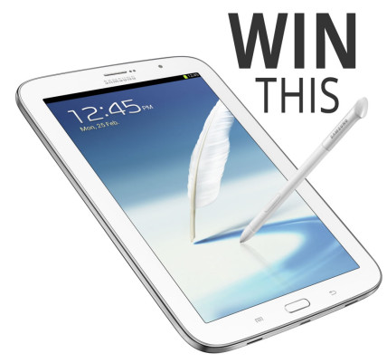 Win a Samsung Galaxy Note 8 Android Tablet