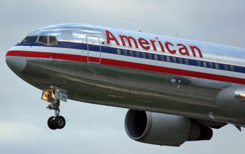 American Airlines aeroplane