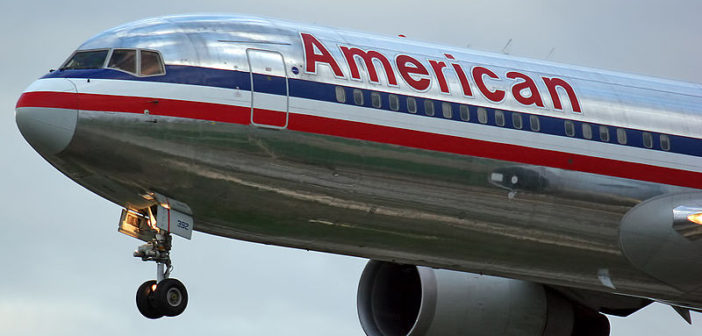 American Airlines aeroplane