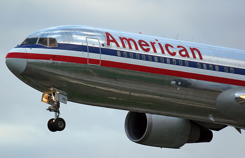 American Airlines aeroplane