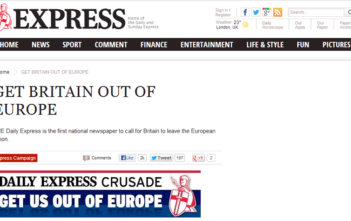 Express: Get Britain out of Europe campaign