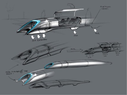 Hyperloop concept sketch