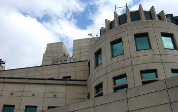 MI6 building in Vauxhall, London