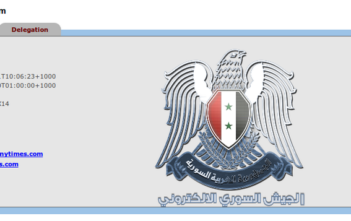 Screenshot of Twitter domain hack by the Syrian Electronic Army