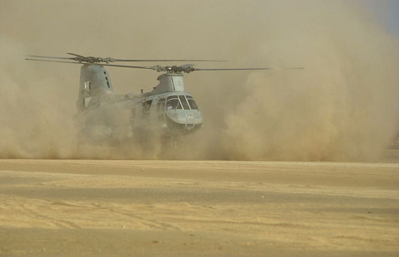 US military helicopter