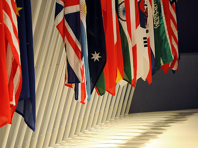 G20 flags