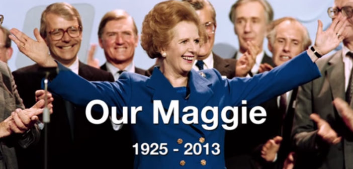 Still from the Conservative's "Our Maggie" video