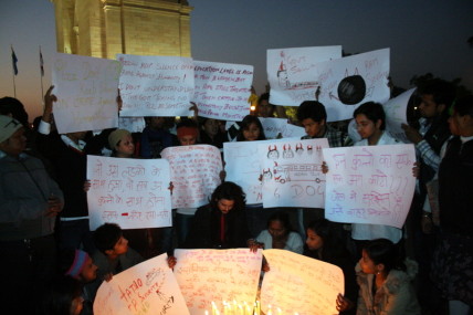 Delhi rape case protesters
