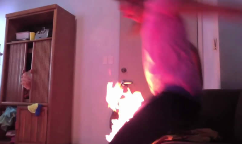 Twerking epic fail video hoax