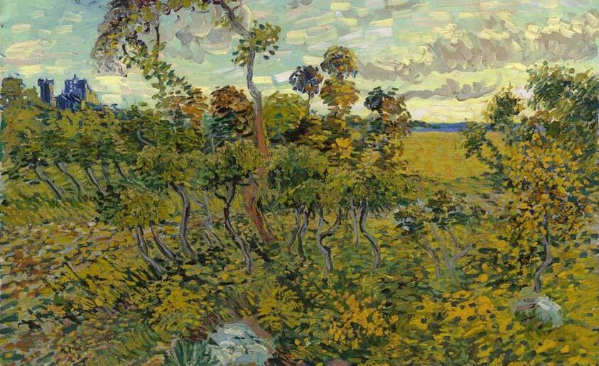 Vincent Van Gogh's Sunset at Montmajour
