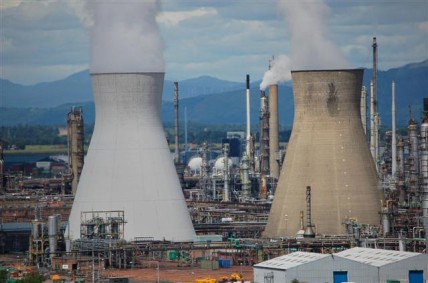 Grangemouth petrochemical plant