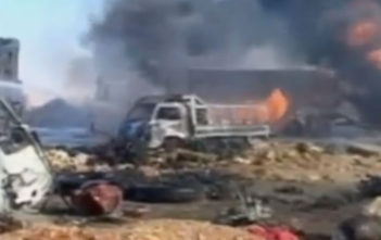 Aftermath of ISIS truck bomb in Hama