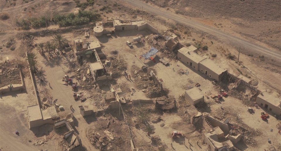 Settlements destroyed by the magnitude 7.7 earthquake in September in Balochistan, Pakistan