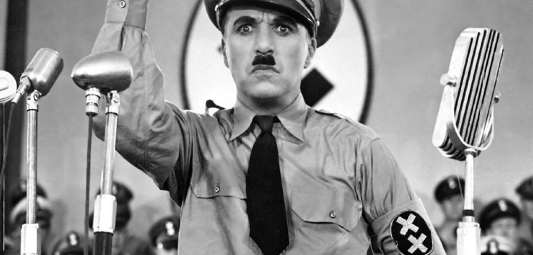 Charlie Chaplin in The Great Dictator (1940)