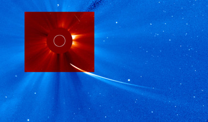 Comet ISON approaching the Sun